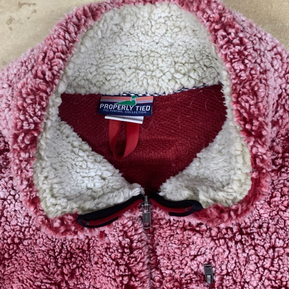 Properly Tied Sherpa Vest Pintail Collection Size L